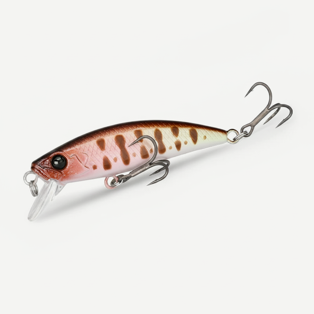 TSURINOYA Intruder 51S Sinking Minnow Stream Fishing Lure 51mm 5.8g Artificial Hard Bait For Trout Ajing Jerkbait River 