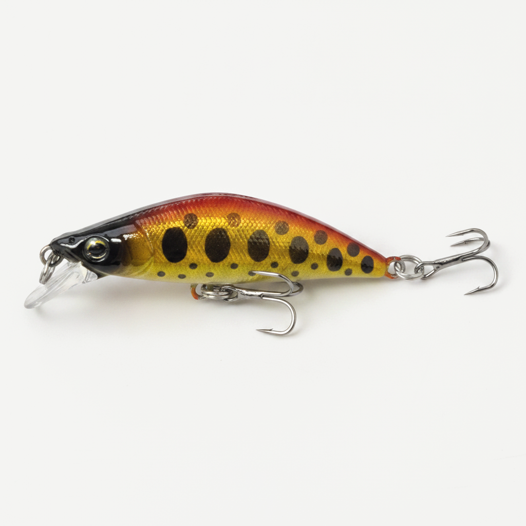 TSUYOKI 50mm 5g Artificial Wobblers Stream Bait Sinking Minnow Fishing Lure for Black Bass Brown Trout Bassday Mononofu 