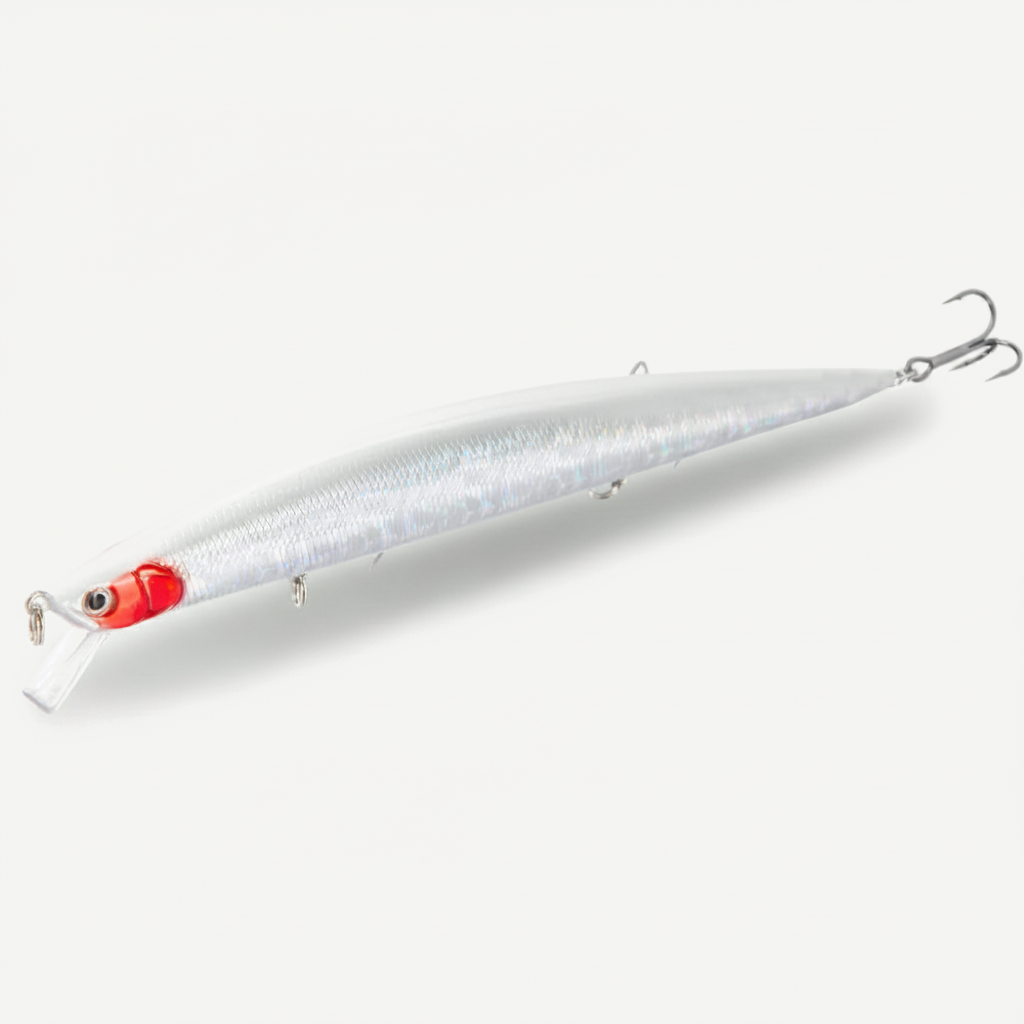 Hunthouse 175mm 24.5g Tide Minnow Fishing Lure Slim Flyer Hard Bait Floating Wobblers Saltwater For Seabass Bass Fish Ta