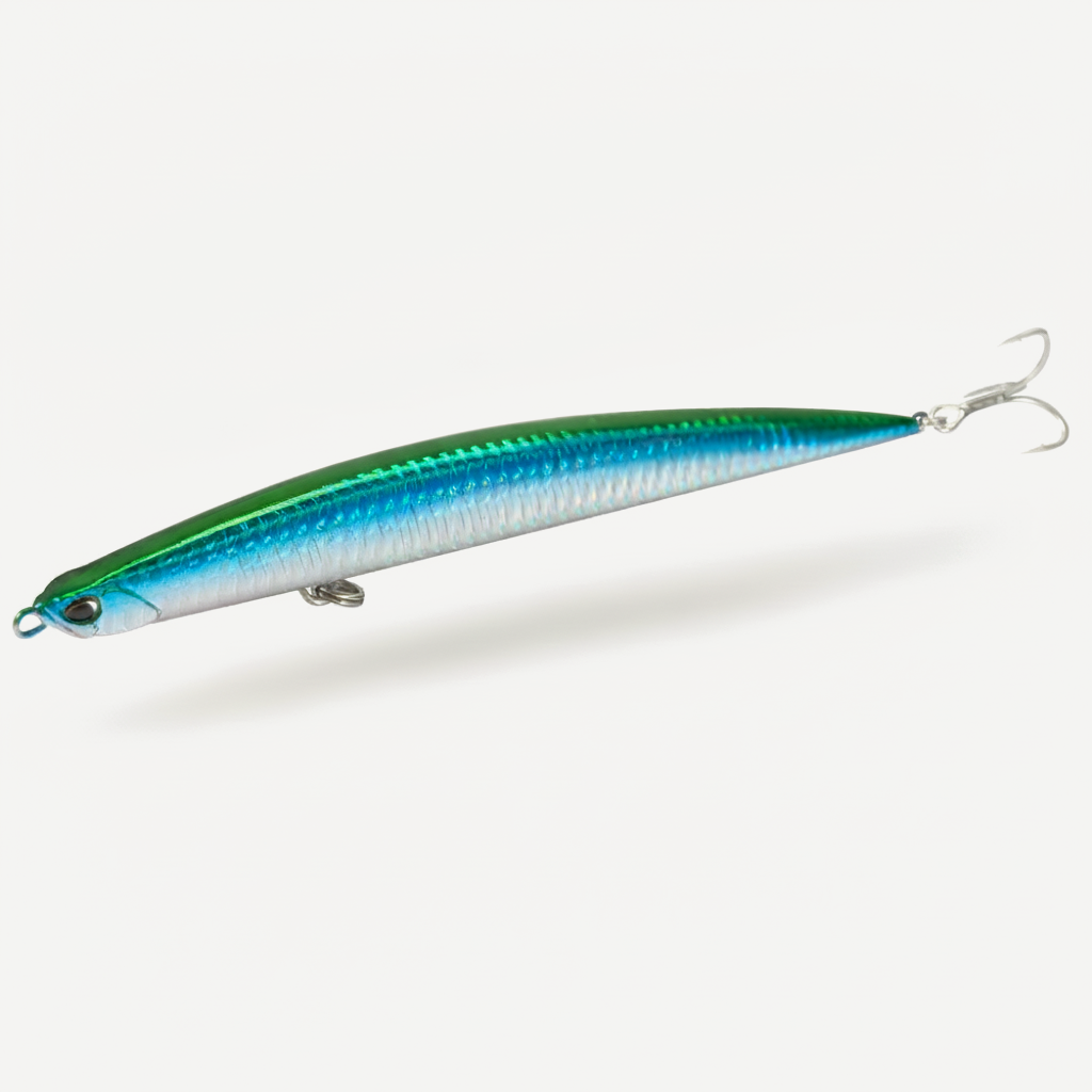 Hunthouse Sinking Pencil Fish Lure 125mm 40g 175mm 50g Saltwater Long Cast Hard Bait Wobbler for Sea Bass Pike Fishing T