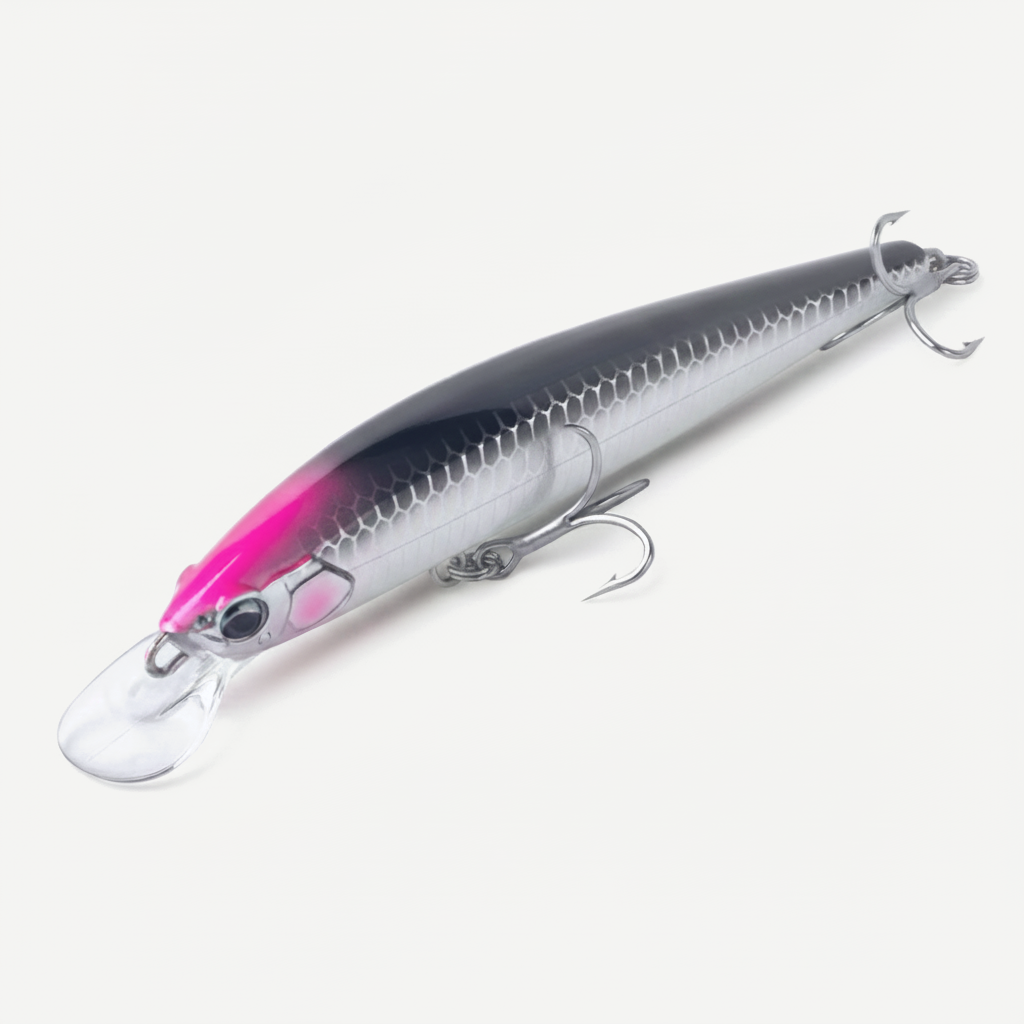 Kingdom Sinking Minnow Jerkbait, Long Casting Hard Bait