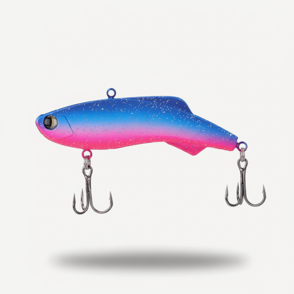 TSUYOKI Dozo 93S Silicone Rattlin Vib Ice Fishing Lure,16g/23g/30g Sinking Baguette Bait, Madness Shiriten Vibe 93 SL Vi