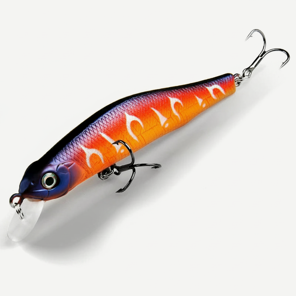 Bearking 80mm Minnow Crankbait with Magnetic Weight Transfer