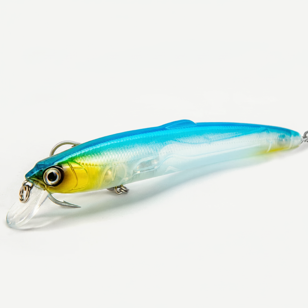 Hunthouse Saruna Minnow Lure Floating Jerkbait 90/125/147mm Wobbler Hard Bait Fishing for Seabass Saltwater Pike Fish Ta