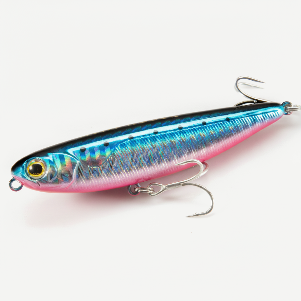 Hunthouse Floating Surface Pencil Fishing Lure 60/90/100mm 6.4/12.4/18.8g Hard Bait Topwater Lures for Seabass Pike Feed