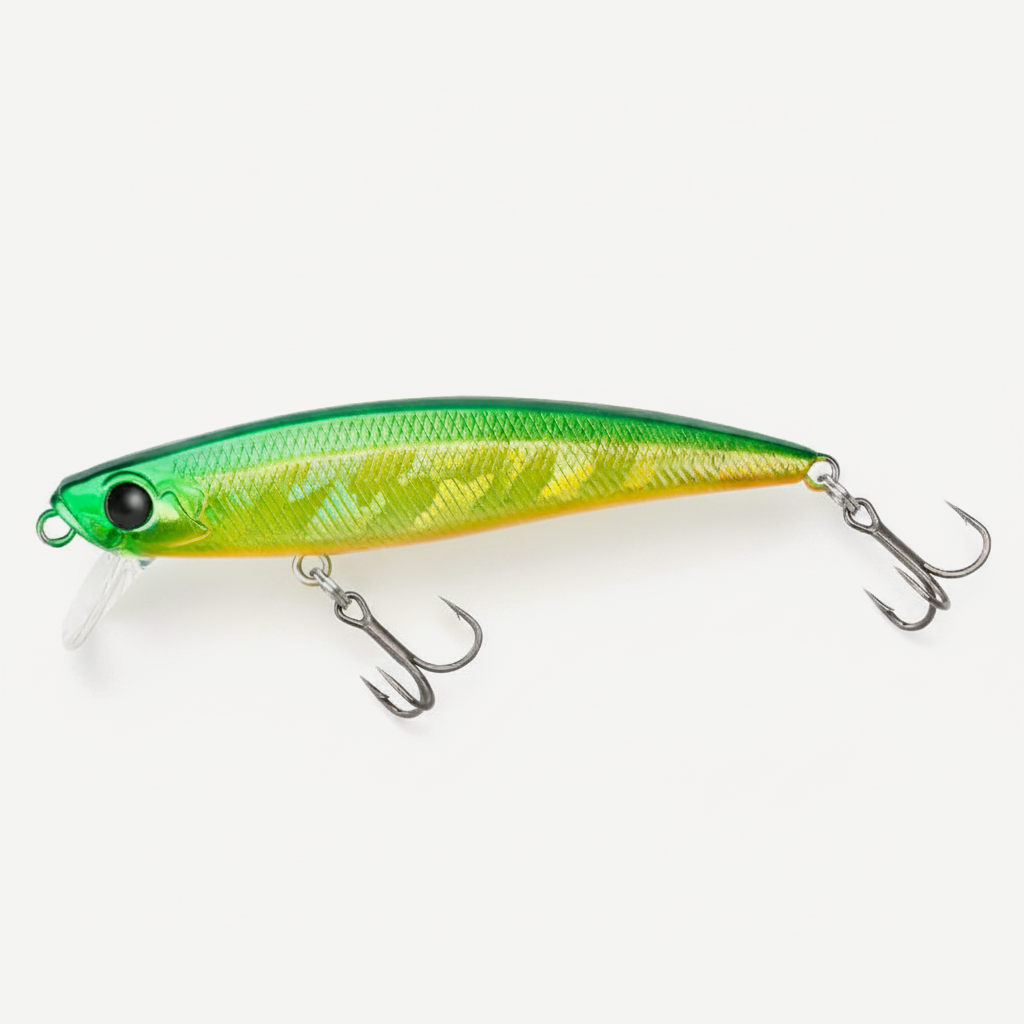 TSURINOYA Trout Plug INTRUDER 71S Sinking Fishing Lure 71mm 10g Long Casting Crankbait Pike Bass High Speed Jerkbait Min