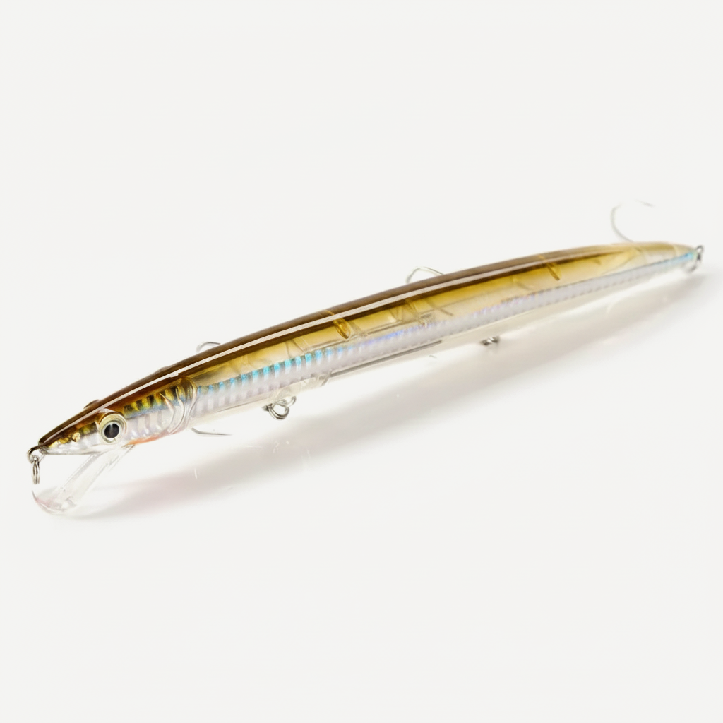 Hunthouse Sandeel Jerk Minnow Fishing Lures 143mm 173mm 208mm Long Casting Floating Lure Hard Bait Jerkbaits Pesca Fish 