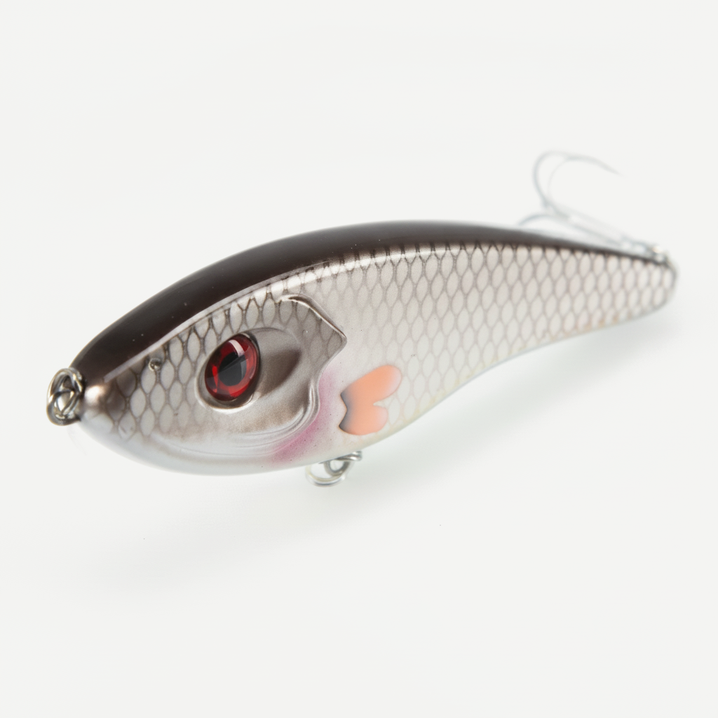Hunthouse Musky Buster Jerkbait Fishing Lure 115mm/32g 145mm/55g Slow Sinking Loud Sound Vib Vibration For Sea Bass Pike