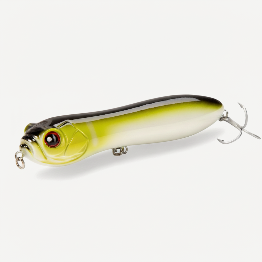 Hunthouse Topwater Pencil Fishing Lure 110mm 21g Freshwater Floating Fishing Biat Big Rattle Ball Loud Noise For Bass LW