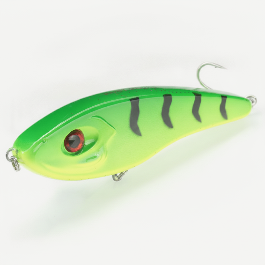 Hunthouse Musky Buster Jerkbait Fishing Lures 115mm 32g Vib Bait Slow Sinking Jerkbaits Fishing Tackle For Sea Bass Pike
