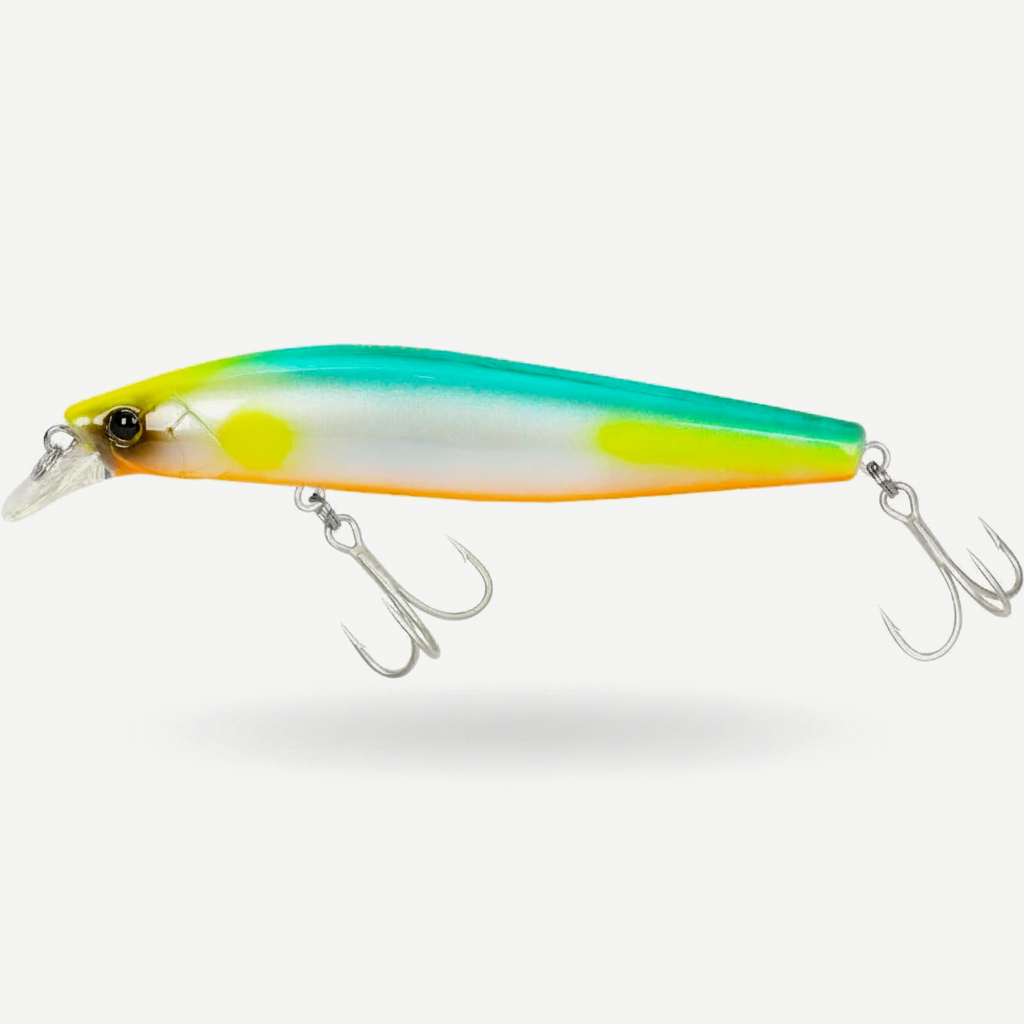 TSURINOYA 98SP Suspending Minnow Fishing Lure Stinger 98mm 14.5g Seabass Long Casting Saltwater Jerkbait Artificial Hard