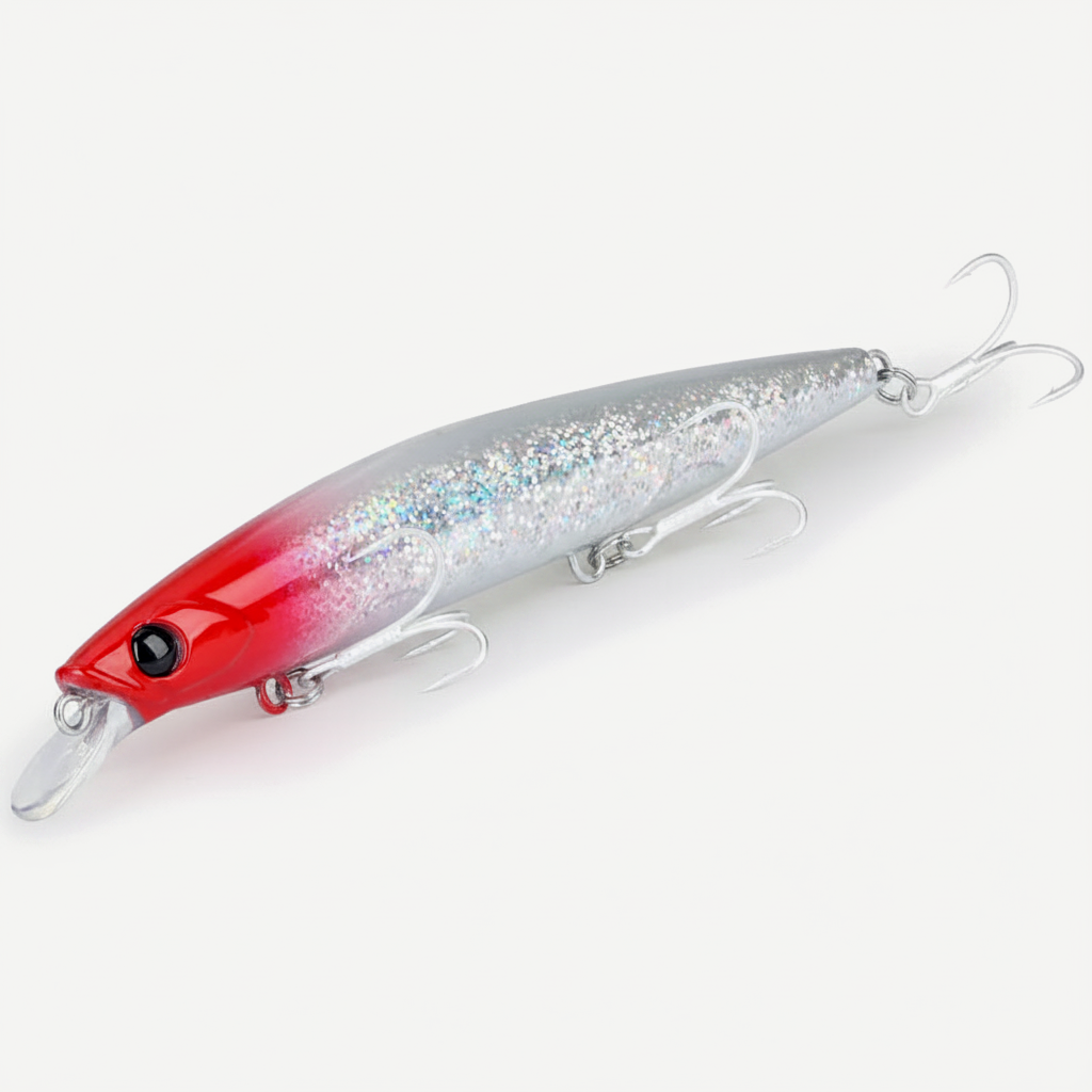 TSURINOYA 135S Fishing Lure Sinking Minnow BAYONET 135mm 26.4g Saltwater Long Casting Professional Lures Seabass Hard Ba