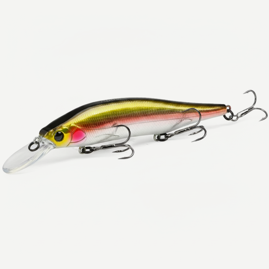 TSURINOYA 115mm 17.2g 115SP  Suspending Minnow  Weight System Fishing Lure AURORA Pike Bass Jerkbait Hard Bait
