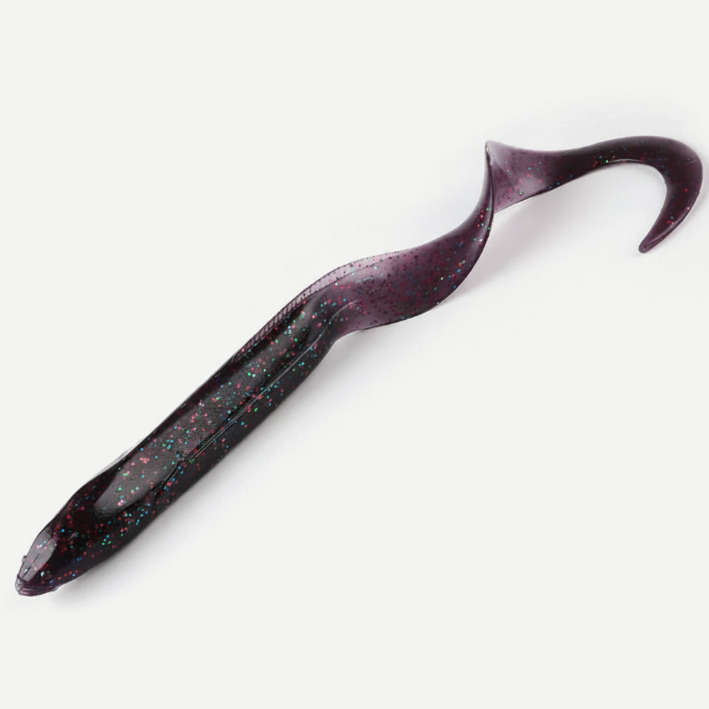 Bearking Eel Soft Swimbait with Curl Tail