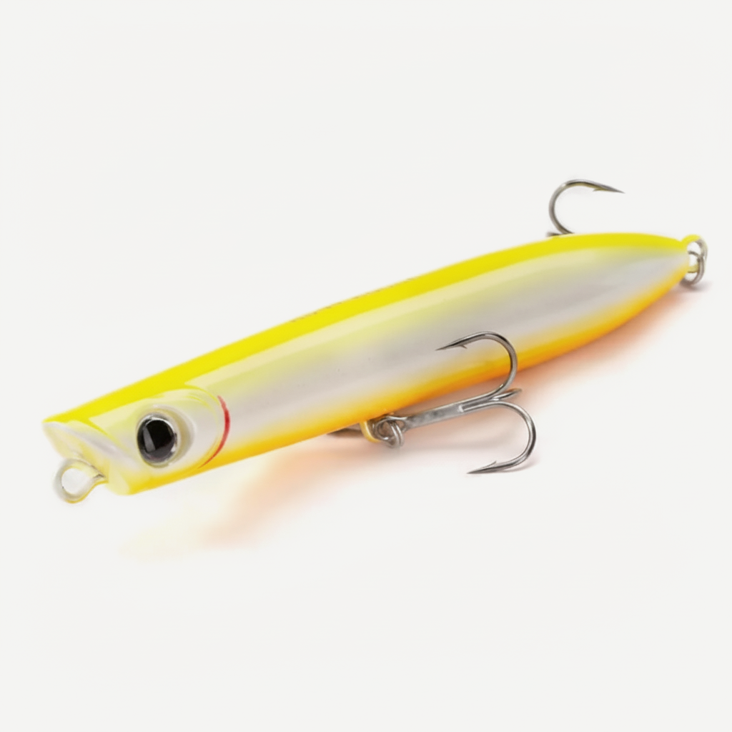 Hunthouse Floating Surface Popper Spinning Topwater Fishing Lure 130mm/30g Pencil Bait Wobbler WTD Saltwater For Bass Ar