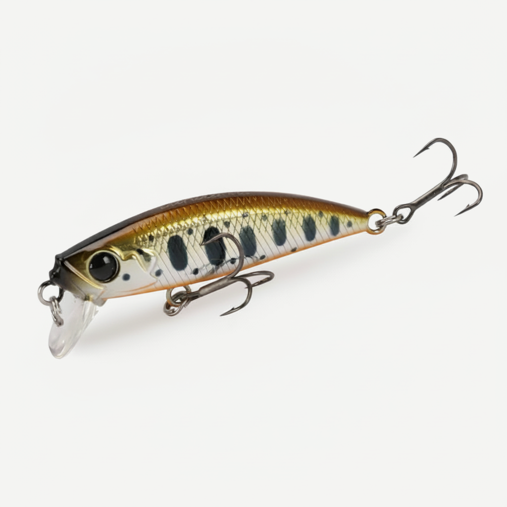 TSURINOYA 46S Sinking Minnow Fishing Lure Intruder 46mm 5g Artificial Trout Ajing Stream Lake Jerkbait Rockfishing Hard 
