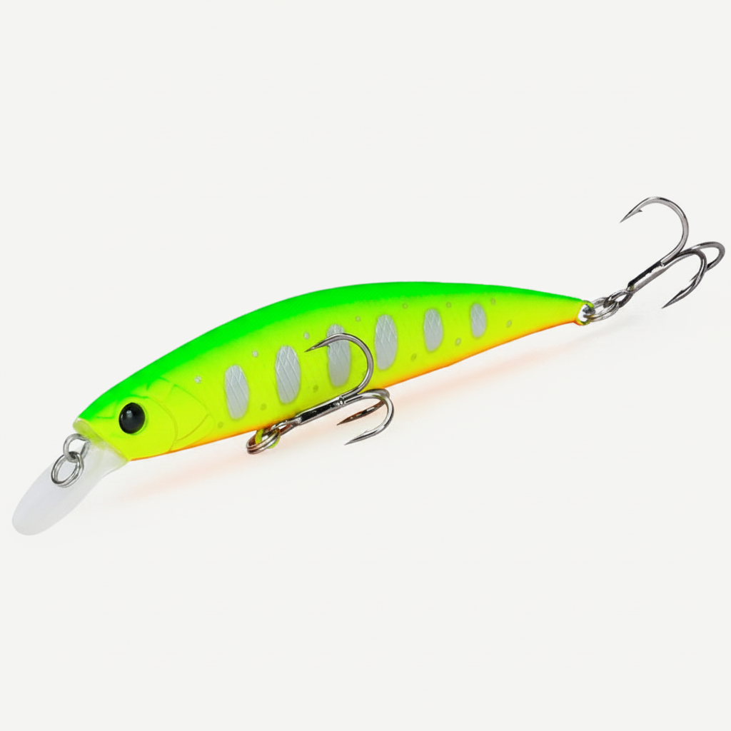 TSURINOYA Sinking Minnow 80S Trout Pike Bass 80mm 12g Hard Bait Jerkbait Freshwater stream Saltwater Wobbler Fishing Lur
