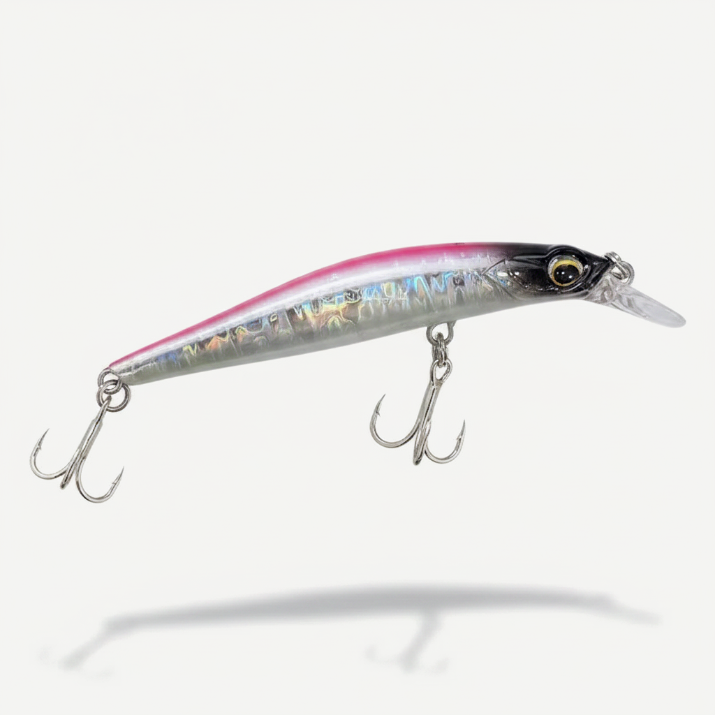 TSUYOKI Sinking Artist Minnow Bait 80mm 9g Jerkbait Swimbait Jackson Artist FR80 Minnow Wobbler for Bonito Seabass King 