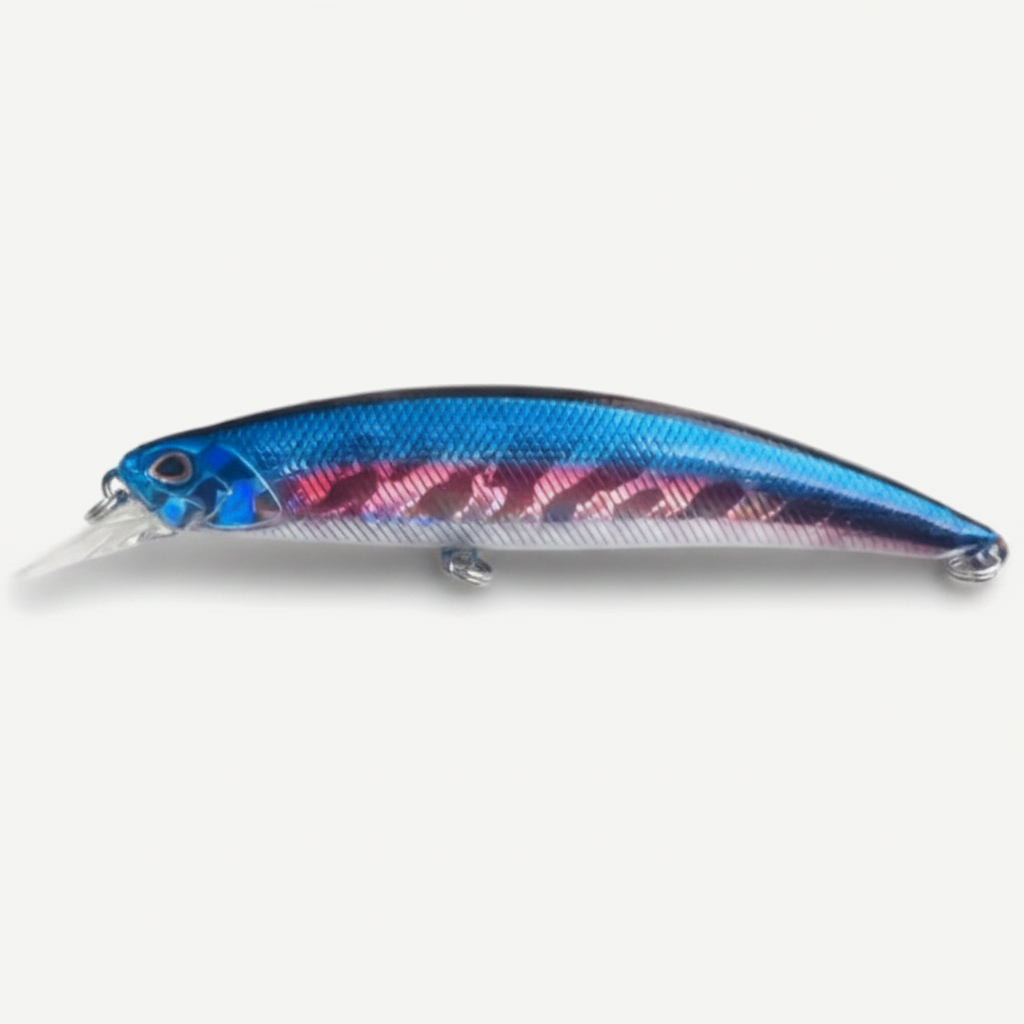 TSUYOKI Minnow Fishing Lure 95/110mm Sinking Hard Bait Wobbler Jerkbait Long Casting Saltwater Seabass Spearhead Ryuki 9