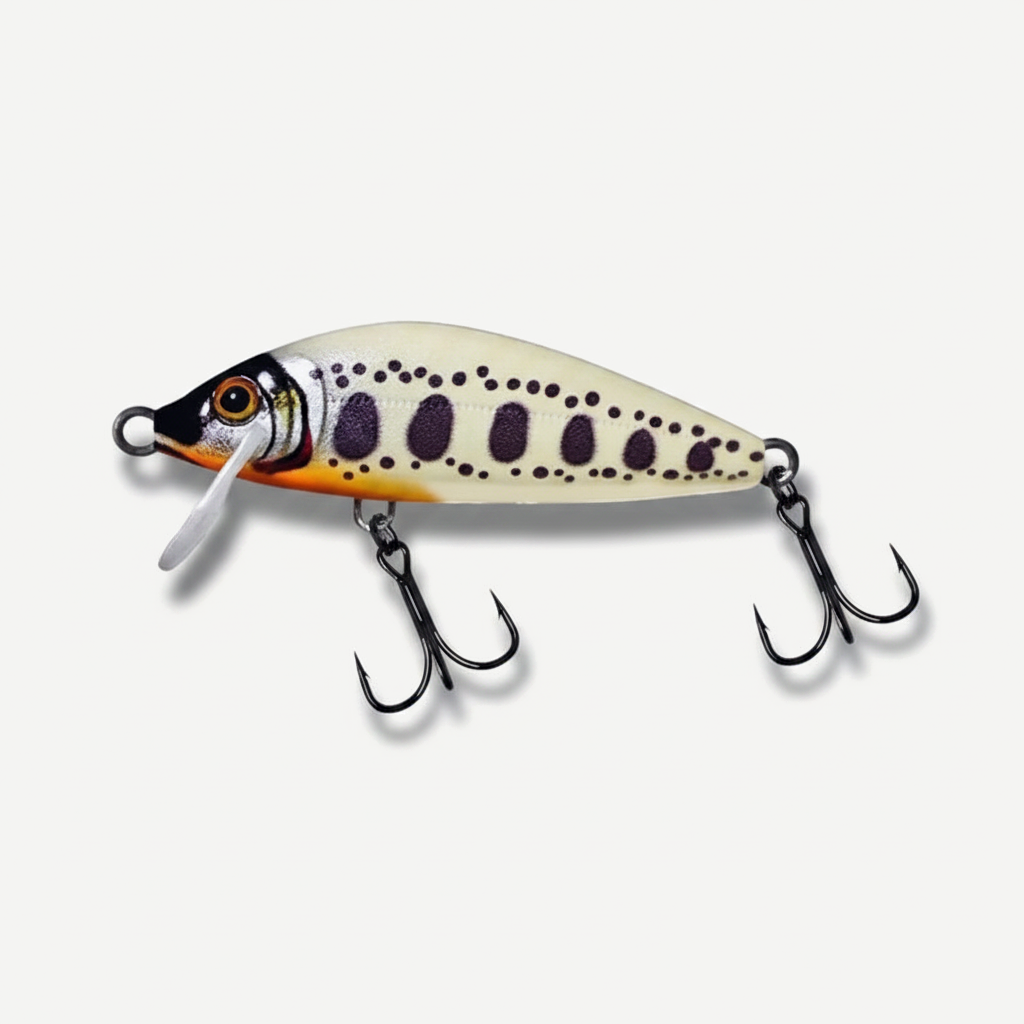 TSUYOKI Jerkbait Wobbler Stream Bait 5cm 5g Sinking Minnow Lure for Fishing Perch Brown Trout Countdown Elite CDE50 Pesc