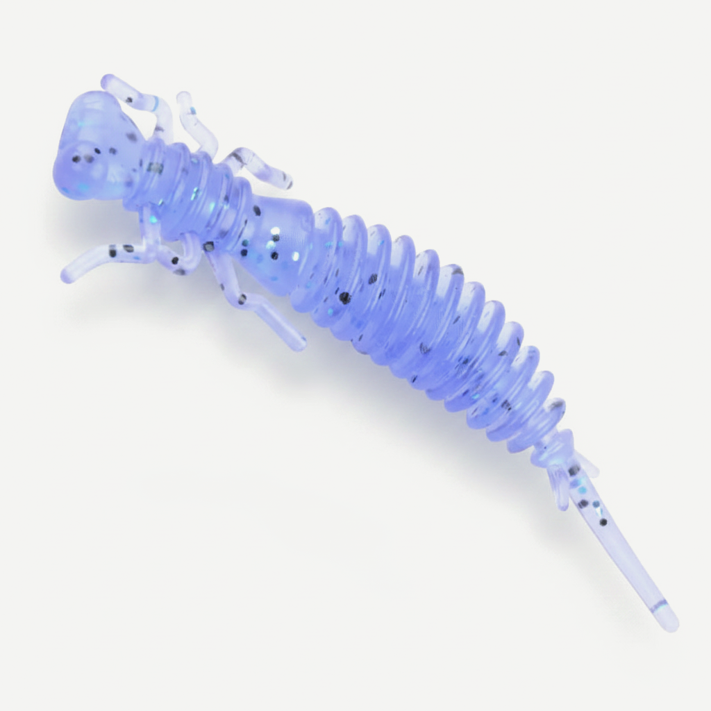MEREDITH Larva Soft Plastic Bait - Segmented Nymph Lure