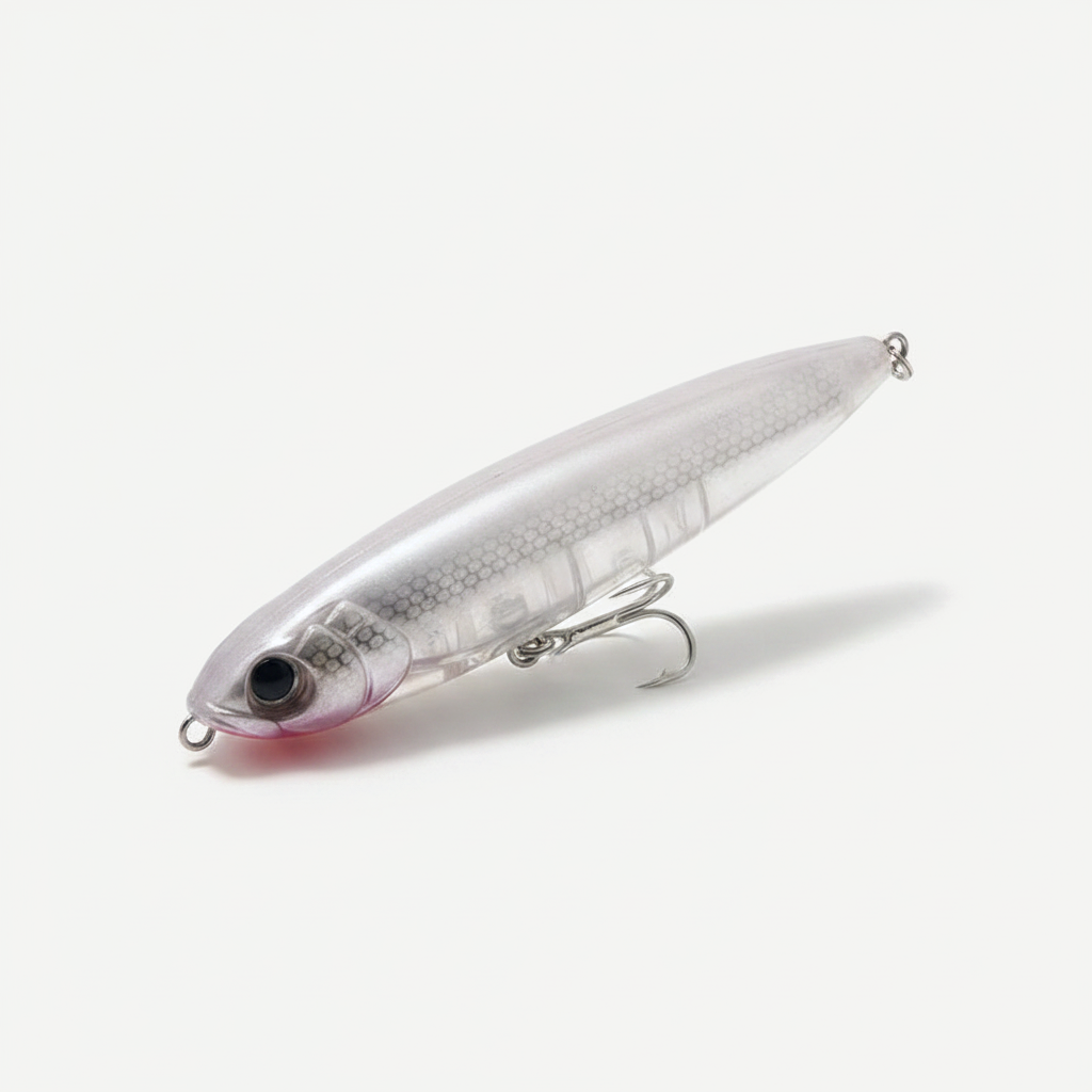 TSUYOKI 3DR Pencil Topwater Lure 100mm 17g Walk The Dog Surface Bait Reflective Flash StickBait For Seabass Yo-zuri Fish