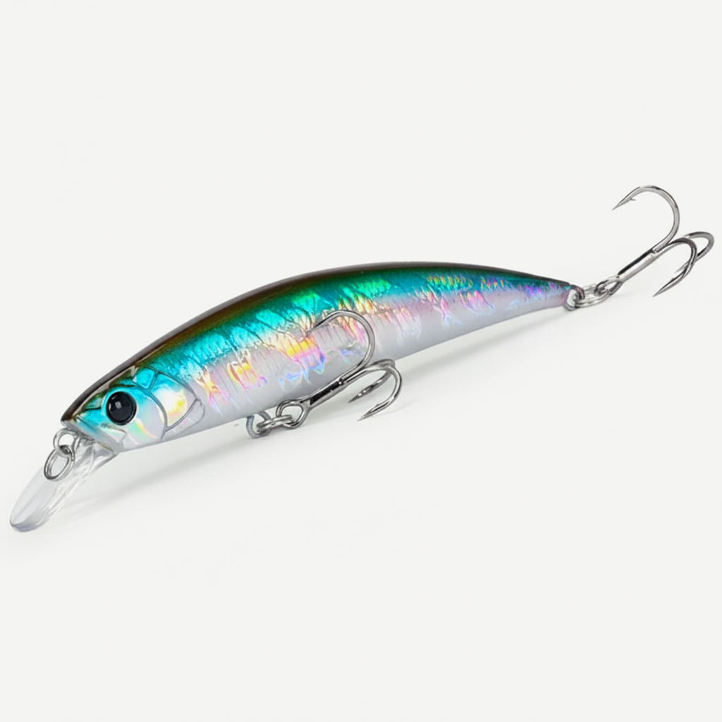TSURINOYA Fishing Lure Sinking Minnow 80S 12g DW96 8cm Large Rockfish Hard Bait Jerkbait Freshwater stream Saltwater Wob