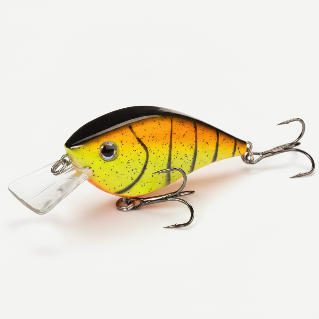 Hunthouse Squarebill Crankbait 65mm 16.5g Floating Fishing Lure Crank Baits Hard Lures For Bass Pike Fishing Freshwater 