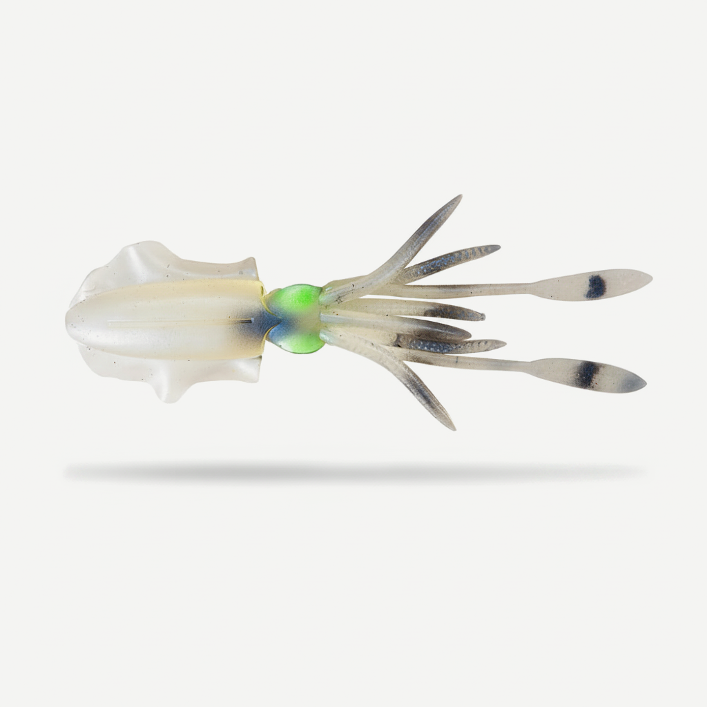 Hunthouse Squid Soft Fishing Lure Swimming Lure Silicone Bionic Bait 150mm 16g Glow In The Dark For Bass Grouper Pesca L