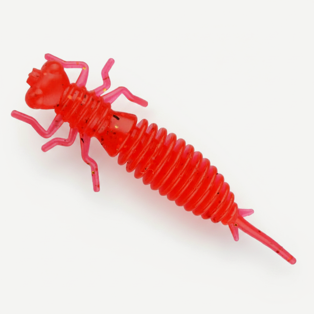 MEREDITH Larva Soft Plastic Bait - Segmented Nymph Lure