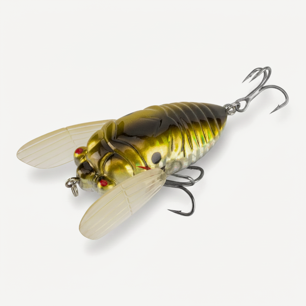 Kingdom Cicada Topwater Lure with Detachable Wings