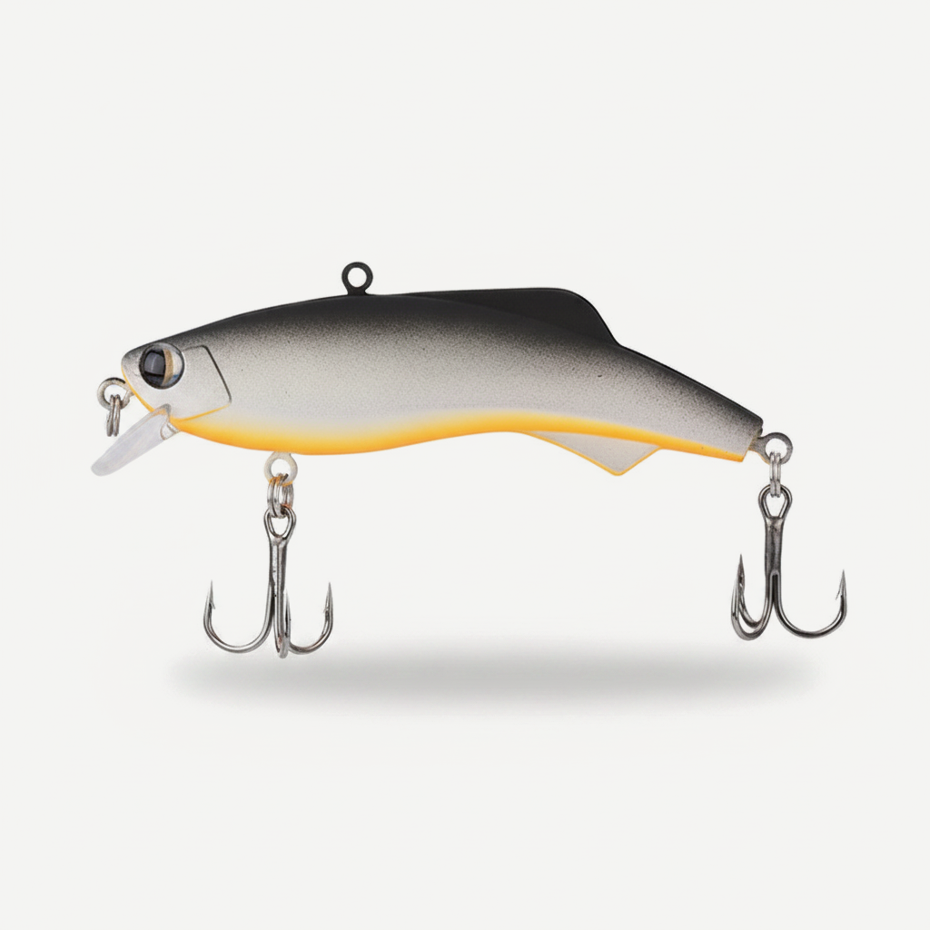 TSUYOKI Dozo 93S Silicone Rattlin Vib Ice Fishing Lure,16g/23g/30g Sinking Baguette Bait, Madness Shiriten Vibe 93 SL Vi