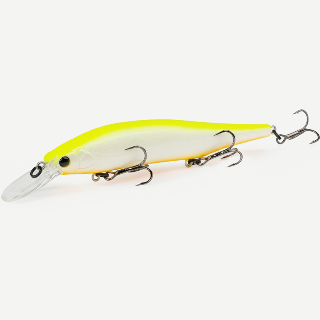 TSURINOYA 115mm 17.2g 115SP  Suspending Minnow  Weight System Fishing Lure AURORA Pike Bass Jerkbait Hard Bait