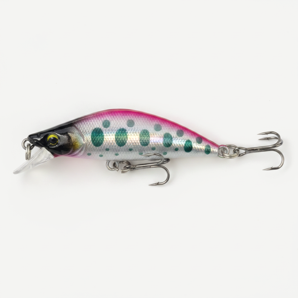 TSUYOKI 50mm 5g Artificial Wobblers Stream Bait Sinking Minnow Fishing Lure for Black Bass Brown Trout Bassday Mononofu 