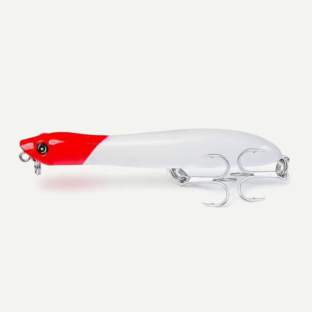 TSUYOKI WTD Fishing Lure 85mm 6g Popper Lure Topwater Patchinco 85 Snakehead Wobbler Fishing Seabass,Skipjack Tuna Macke