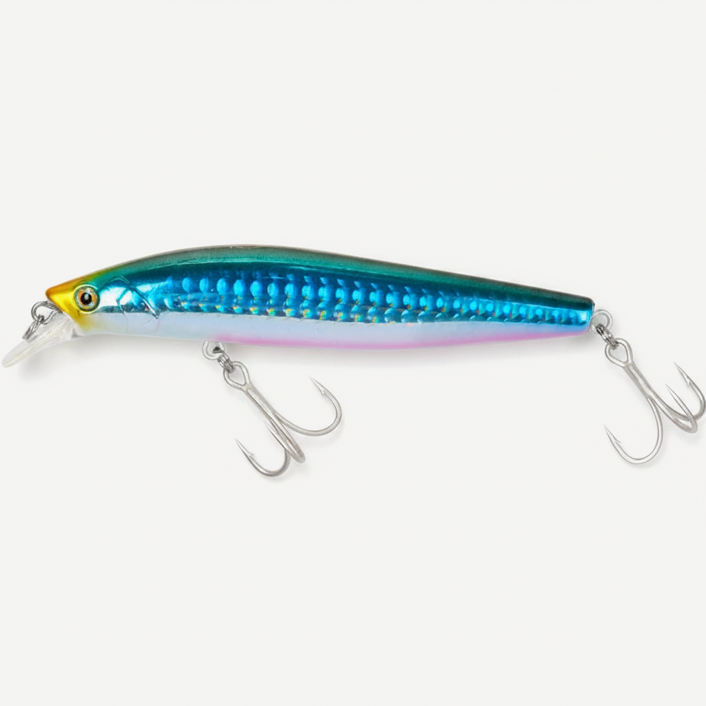 TSURINOYA 98SP Suspending Minnow Fishing Lure Stinger 98mm 14.5g Seabass Long Casting Saltwater Jerkbait Artificial Hard