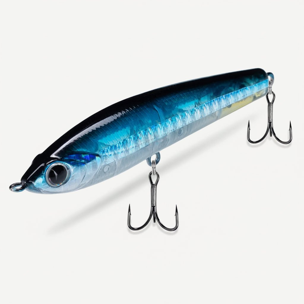 Hunthouse Topwater Floating Red Devil 75 Pencil Fishing Lure Hard Bait 75mm6g Surface Stickbait Bass Pike Artificial Fis