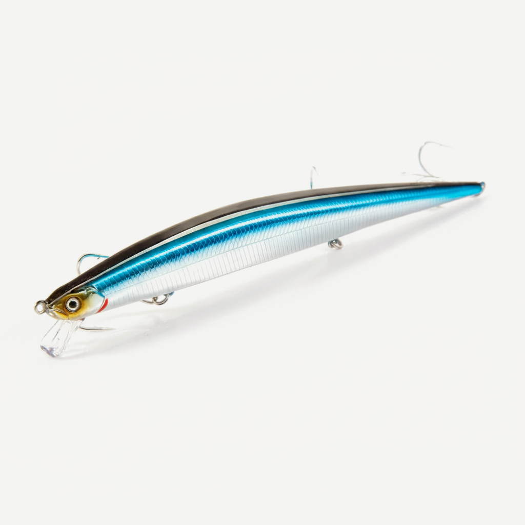 Hunthouse Sinking Tide Minnow Lure 175mm/31g Long Casting Saltwater Fishing Baits Sea Wobber Bait For Seabass Tackle LW4