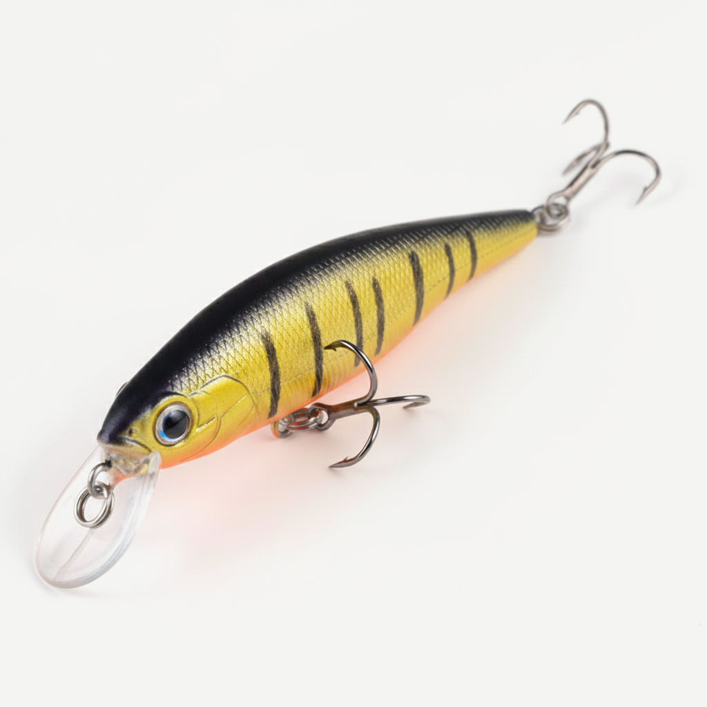 BEARKING 80mm Floating Minnow Jerkbait for Bass and Pike