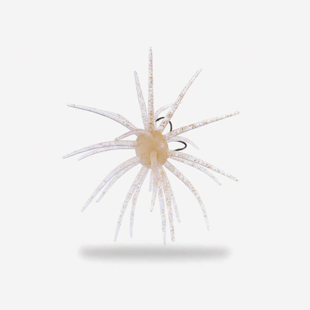 TREHOOK TPE Sea Urchin Soft Fishing Lure 9cm 4g 11cm 9g Silicone Bait for Bream Bass Pike Tilapia Winter Fishing