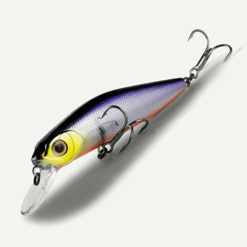 BEARKING 78mm Minnow Wobbler Diving Crankbait for Bass