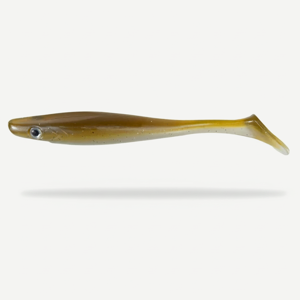 Hunthouse Soft Fishing Lure 150MM/21.5G Pig Shad Paint Printing Baits Paddle Tail Shad Silicone Souple Tackle LW227