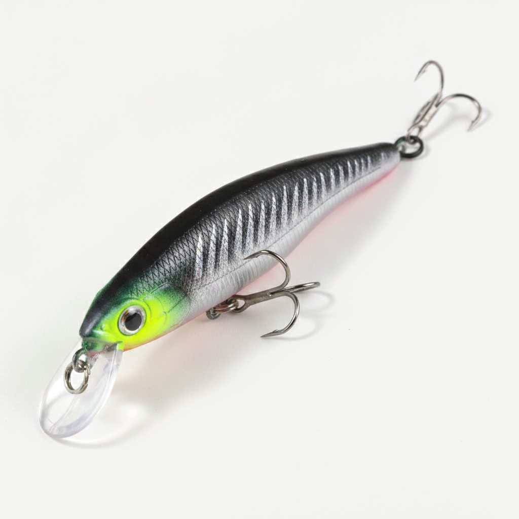 BEARKING 80mm Floating Minnow Jerkbait for Bass and Pike