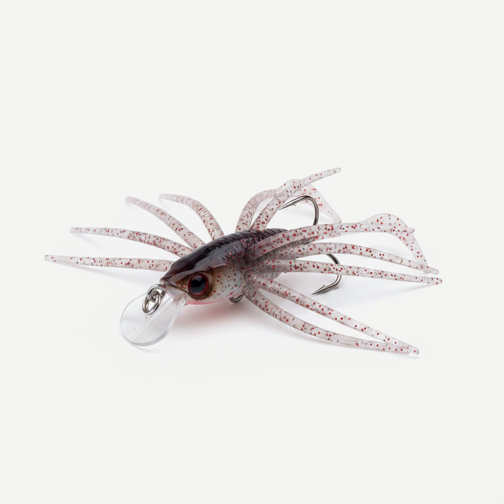 TREHOOK TPE Sea Urchin Soft Fishing Lure 9cm 4g 11cm 9g Silicone Bait for Bream Bass Pike Tilapia Winter Fishing