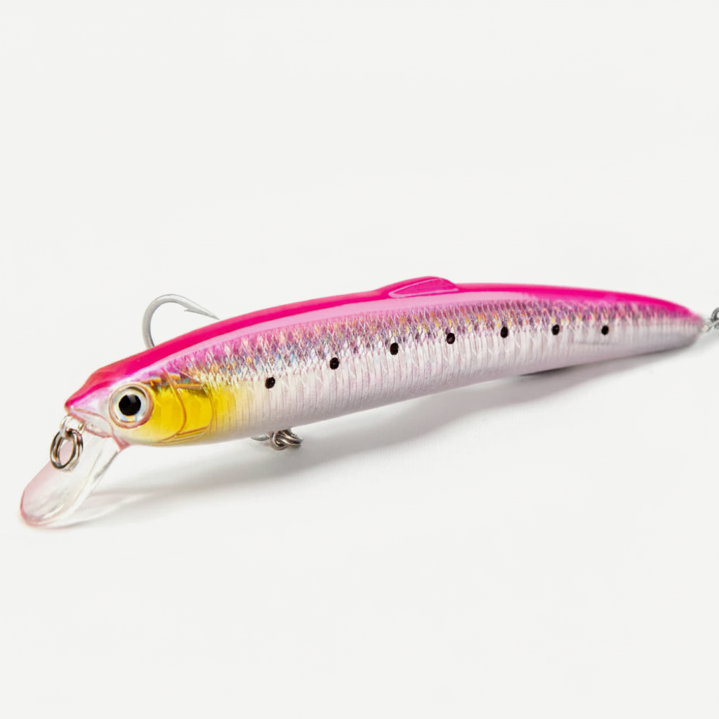 Hunthouse Saruna Minnow Lure Floating Jerkbait 90/125/147mm Wobbler Hard Bait Fishing for Seabass Saltwater Pike Fish Ta