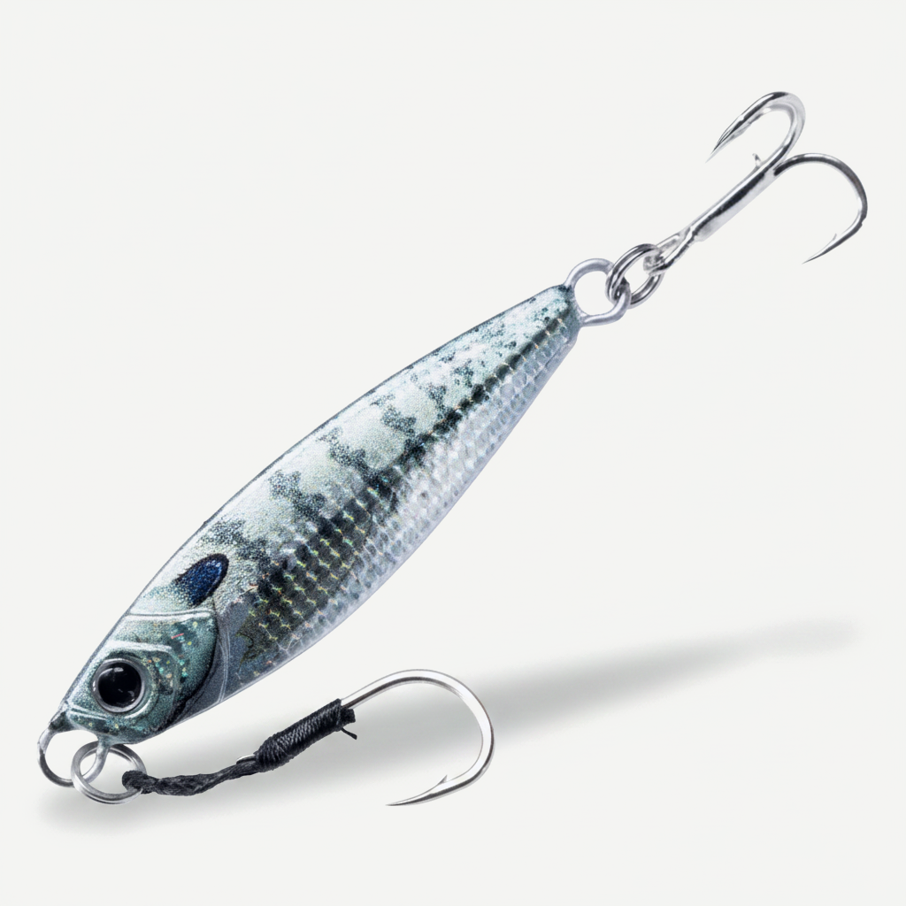 Hunthouse Metal Jig Fishing Lure Sinking Slow Jigging 7g-80g Casting Hard Bait Saltwater Artificial Pike SeaBass Fish Ta