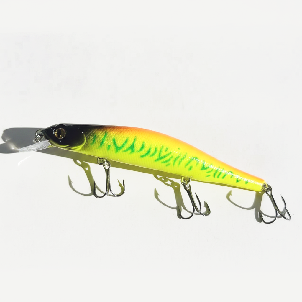 TSUYOKI Minnow Wobblers Watson 110mm 17g Magnet Weight System Long Cast Fishing Lure, Dive 0.8-1.2m Jerkbaits, ZipBait O