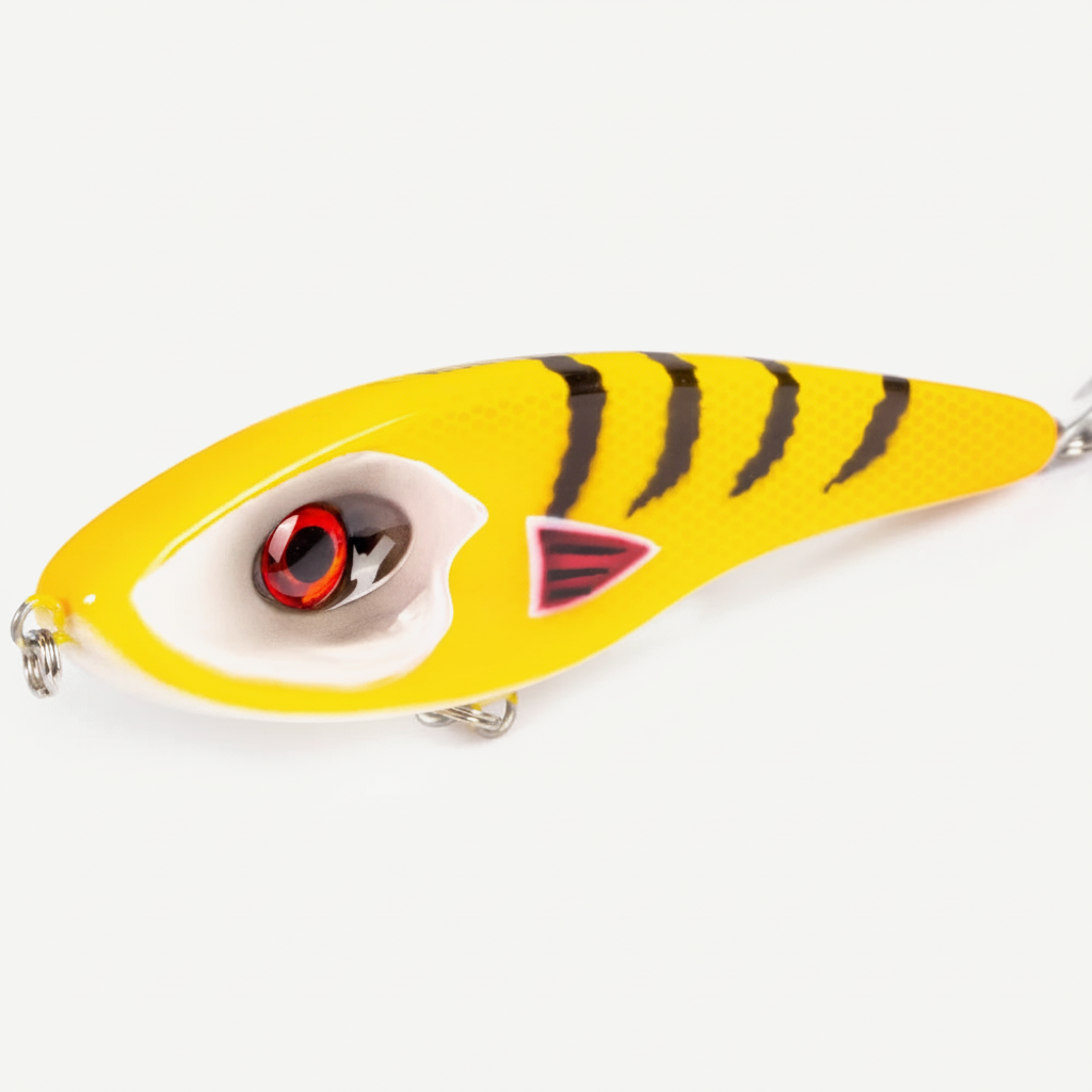 Hunthouse Musky Buster Jerkbait Fishing Lure 115mm/32g 145mm/55g Slow Sinking Loud Sound Vib Vibration For Sea Bass Pike