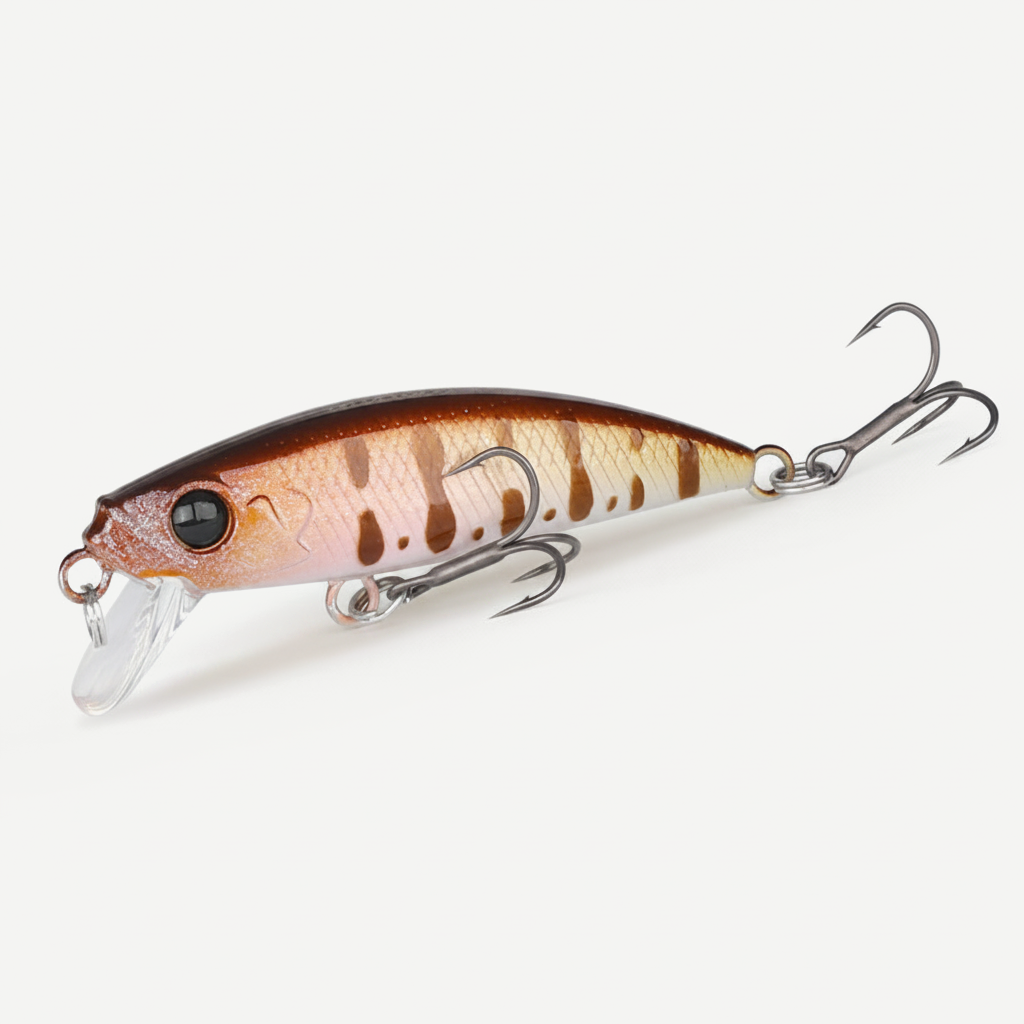 TSURINOYA 46S Sinking Minnow Fishing Lure Intruder 46mm 5g Artificial Trout Ajing Stream Lake Jerkbait Rockfishing Hard 