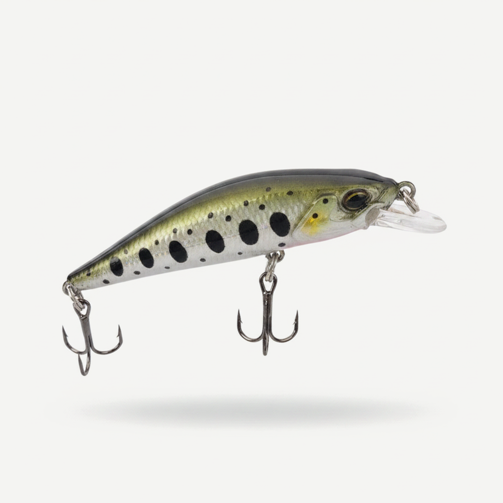 TSUYOKI 50mm 4g Sinking Minnow Stream Fishing Lure Artificial Wobbler Bait for Trout Bass Duo Spearhead Ryuki 50S Fishin